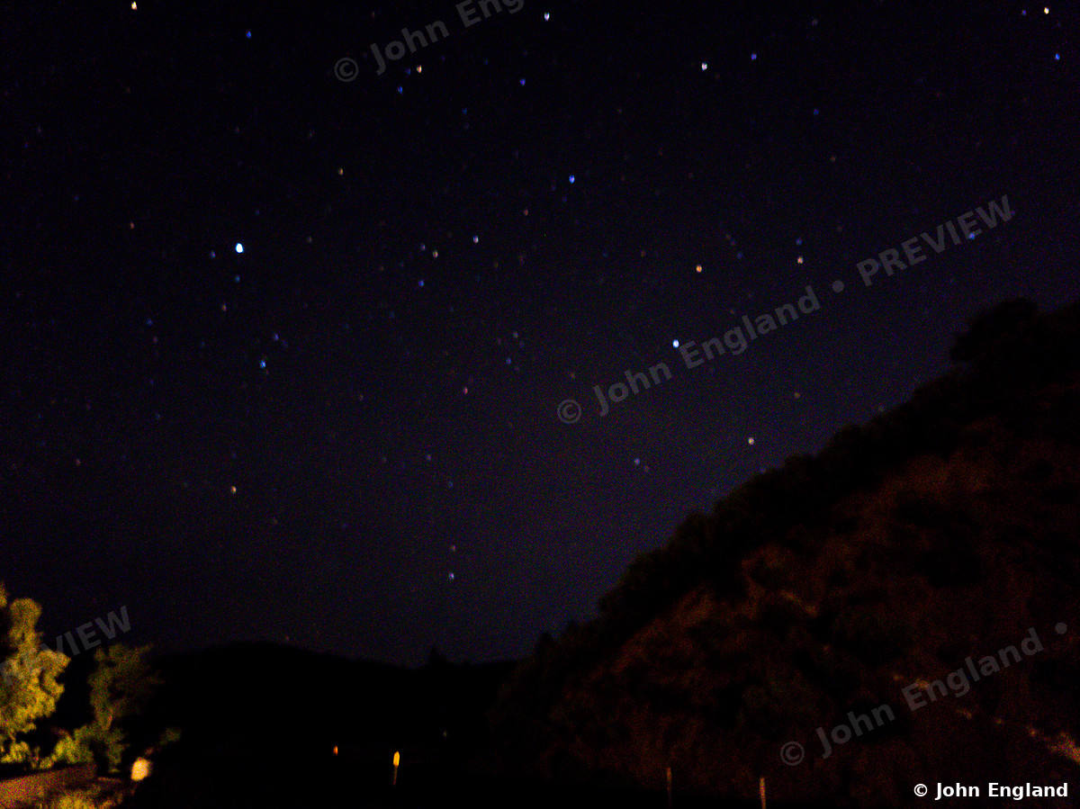 Stars over Shasta Lake – Stars over the Shasta Lake area, CA, May 23, 2020.