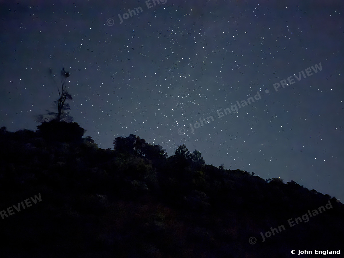 Stars over the Hills – Stars over the hills off Shasta Dam Blvd, Shasta Lake, CA.