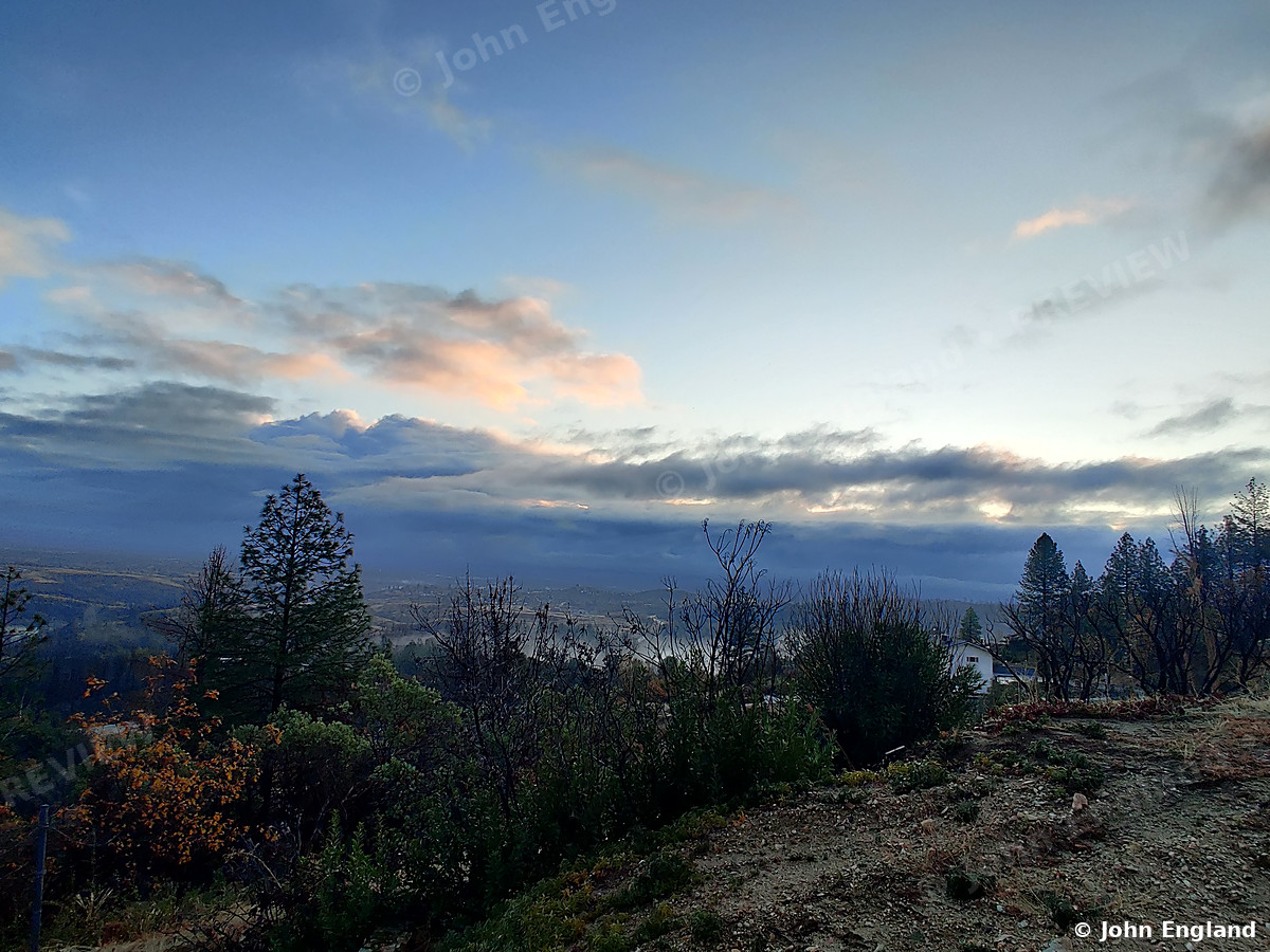 Dawn Mist near Keswick – Dawn mist over the hills near Keswick, Shasta County, CA, Dec 8, 2019.