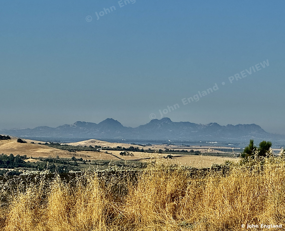 Sutter Buttes from the Skyway – Sutter Buttes from the Skyway, Butte County, California.