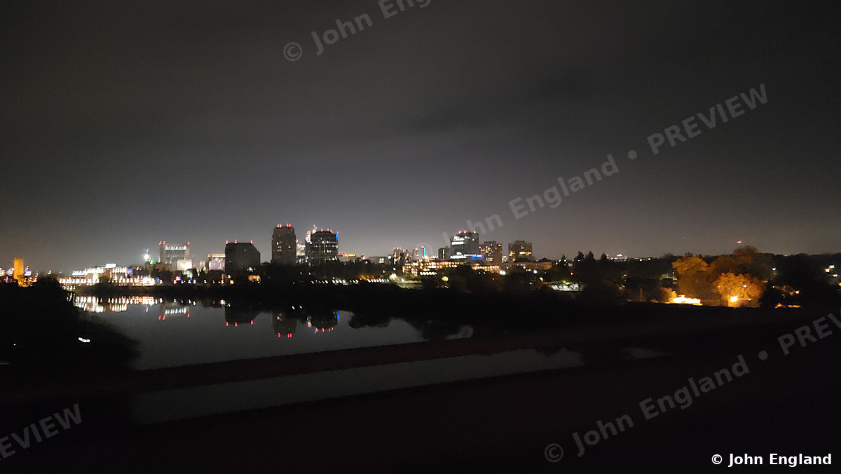 City Lights over Water – City lights across the water at night, Nov 25, 2021.