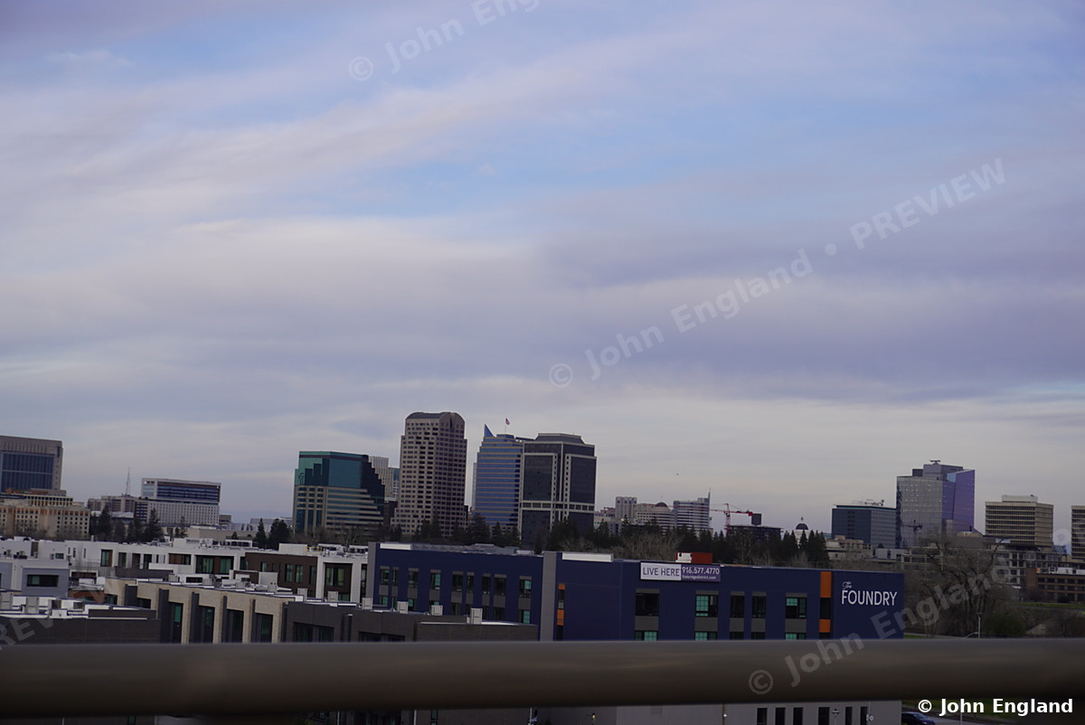 Overcast Skyline – Skyline under soft clouds.
