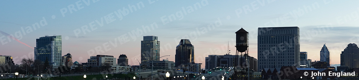 Skyline Strip Panorama – Thin skyline panorama.