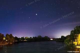 Stars over the Sacramento River – Stars over the Sacramento River at South Bonnyview Rd, Redding, CA, May 22, 2020.