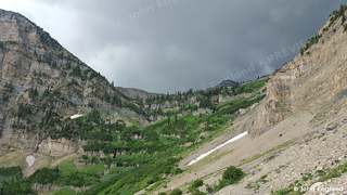 Mountain Cirque – High mountain cirque under storm clouds, July 2015.