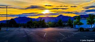 Mountain Sunset from North Redding – Sunset over mountains from north Redding, CA, Jun 9, 2020.