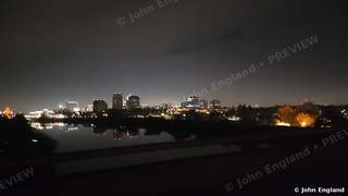 City Lights over Water – City lights across the water at night, Nov 25, 2021.
