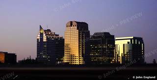 Sacramento Towers at Dusk – Downtown Sacramento towers at dusk, Sacramento, California.