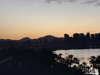 Dawn Over the Hills, San Diego Bay – Dawn over the hills from Shelter Island, San Diego Bay, CA. Mar 8, 2026. John England.