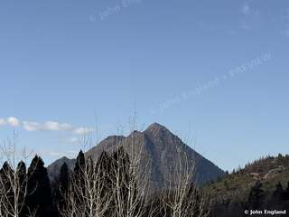 Peak near Mt. Shasta City, Blue Sky – A peak near Mt. Shasta City under blue sky, CA. Mar 2, 2026. John England.